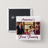 Das Obamas: Amerikas 1. Familie Button (Vorne & Hinten)