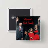 Das Obamas: Amerikas 1. Familie Button (Vorne & Hinten)