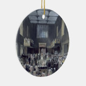 Das Oberhaus, Ihre Majestät, die das Sessio öffnet Keramik Ornament (Rechts)