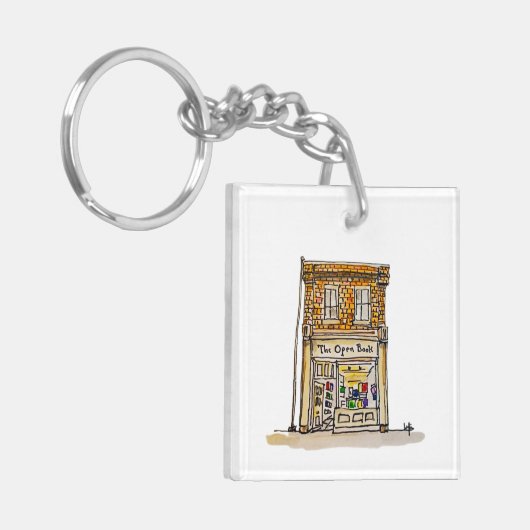 Das offene Buch Schlüsselanhänger (Vorderseite links)