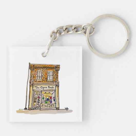 Das offene Buch Schlüsselanhänger (Rückseite)