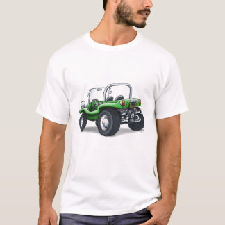das offene Grün überstieg Strand-Buggy T-Shirt