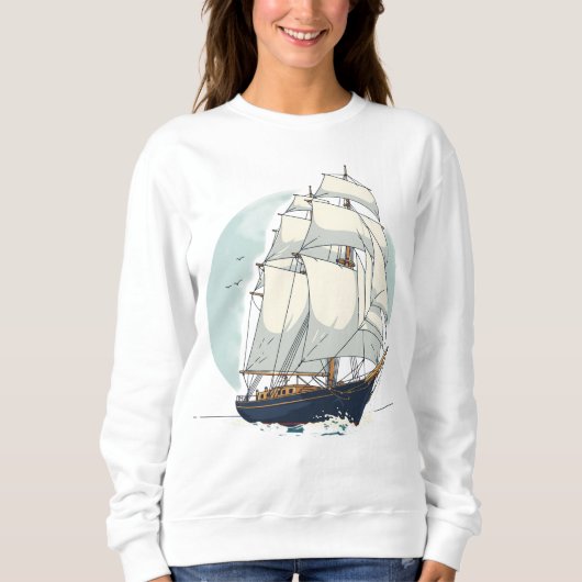 Das offene Meer Sweatshirt (Vorderseite)
