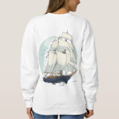 Das offene Meer Sweatshirt (Rückseite)