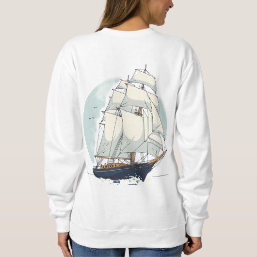 Das offene Meer Sweatshirt (Rückseite)