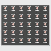 Das Offensive-Sprichwort von Sarcasm, das Sie sind Geschenkpapier (Flach)