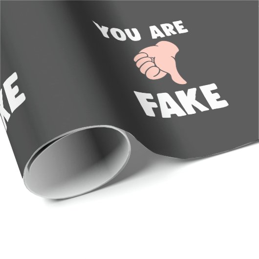 Das Offensive-Sprichwort von Sarcasm, das Sie sind Geschenkpapier (Rolleneckpunkt)