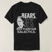 Das Office bears Beets Dwight Head Premium T-Shirt (Design vorne)