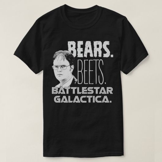 Das Office bears Beets Dwight Head Premium T-Shirt (Design vorne)