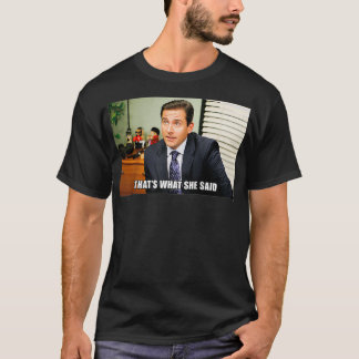 Das Office Michael Meme Das hat sie gesagt  T-Shirt