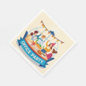 Das Office-Party Serviette (Ecke)