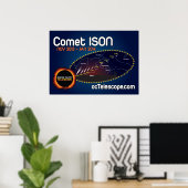 Das Offizielle Comet ISON Poster and Finder Chart (Heimbüro)