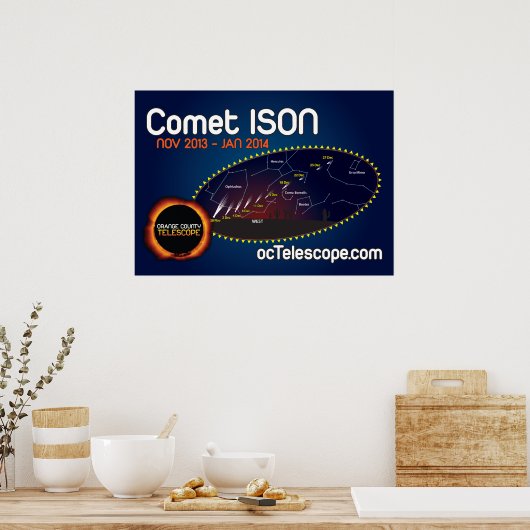 Das Offizielle Comet ISON Poster and Finder Chart (Küche)
