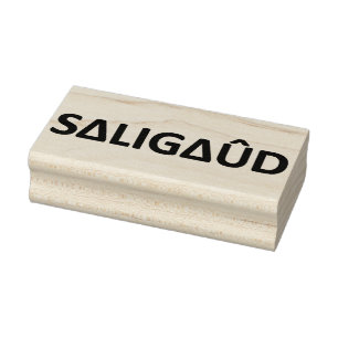 Das offizielle Logo der saligauds Gummistempel