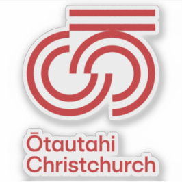 Das offizielle Logo von Christchurch, Neuseeland Aufkleber