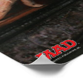 Das Offizielle Portrait von Bill Clinton im MAD Ma Poster (Ecke)