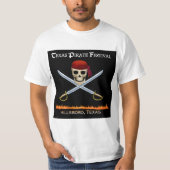 Das offizielle Shirt des Texas-Piraten-Festivals (Vorderseite)