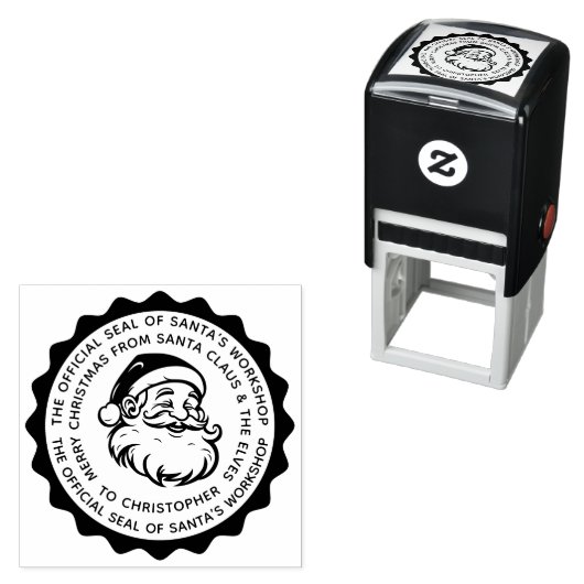 Das Offizielle Siegel der Santa's Workshop Permastempel (Beispiel)