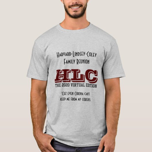 Das offizielle T-Shirt der HLC Wiedersehen Men 202 (Vorderseite)