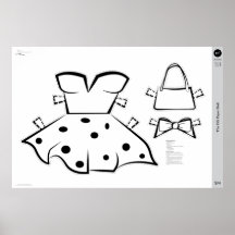 Das OG Paper Doll Kostüm: KLEIN