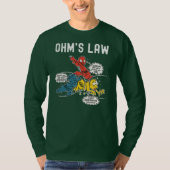 Das Ohm-Gesetz: Funny Electrical erklärt T-Shirt (Vorderseite)