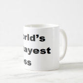 Das Okayest der humorvolle Arbeits-Welt Kaffeetasse (VorderseiteRechts)