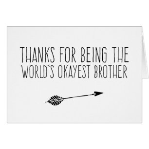 Das Okayest der lustige Welt Bruder