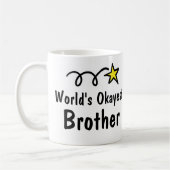 Das Okayest der Welt Bruder-Kaffee-Tassen-Geschenk Kaffeetasse (Links)