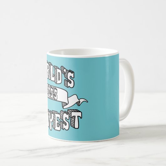Das Okayest der Welt Chef-lustige Text-Tasse Kaffeetasse (VorderseiteRechts)