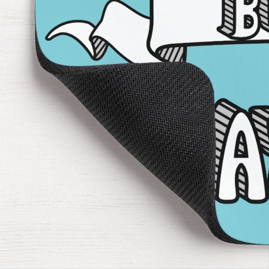 Das Okayest der Welt Chef-lustiger Text Mousepad (Ecke)