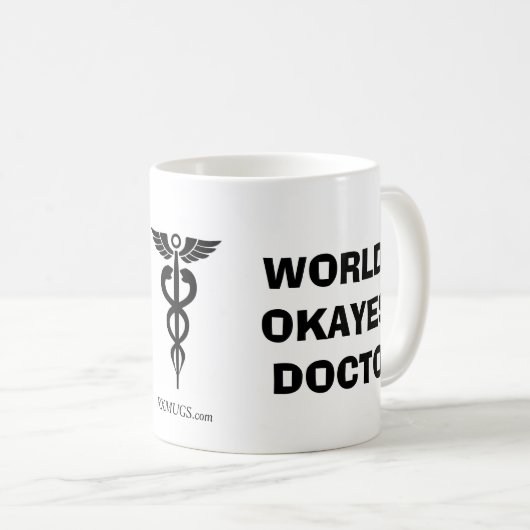 Das Okayest der Welt Doktor Kaffeetasse (VorderseiteRechts)