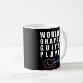 Das Okayest der Welt Gitarrist, lustig Kaffeetasse (VorderseiteRechts)