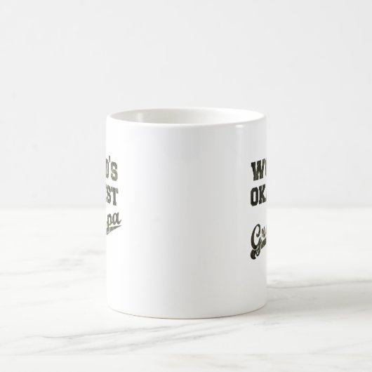 Das Okayest der Welt Großvater 2 Kaffeetasse (Mittel)