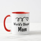 Das Okayest der Welt Kaffee-Tassen-Geschenk Mama-| Tasse (Links)