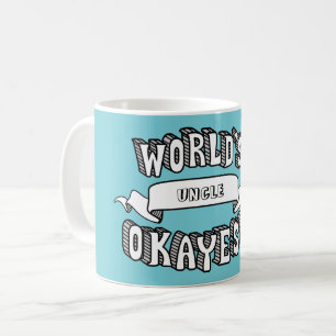 Das Okayest der Welt leere lustige Text-Tasse Kaffeetasse