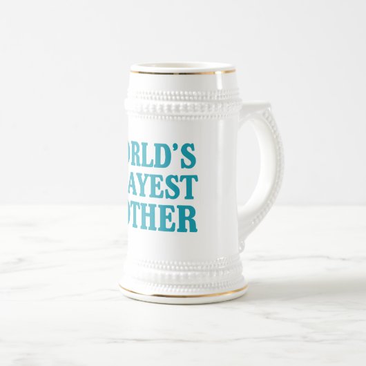 Das Okayest der Welt Mutter Bierglas (VorderseiteRechts)