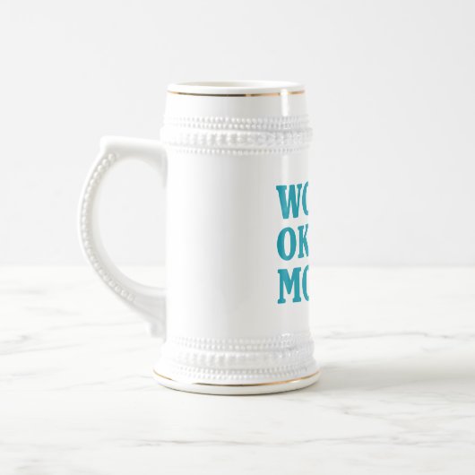 Das Okayest der Welt Mutter Bierglas (Links)