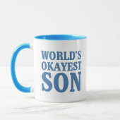 Das Okayest der Welt Sohn Tasse (Links)