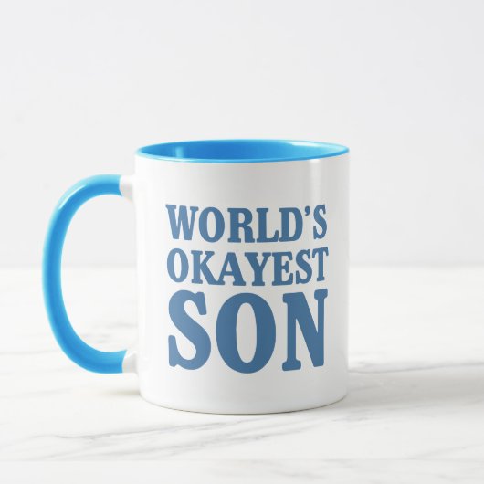 Das Okayest der Welt Sohn Tasse (Links)