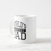 Das Okayest der Welt Vater Kaffeetasse (Vorderseite Links)