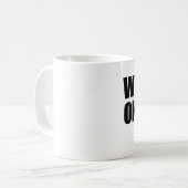 Das Okayest der Welt Vater Kaffeetasse (Vorderseite Links)