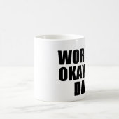 Das Okayest der Welt Vater Kaffeetasse (Mittel)