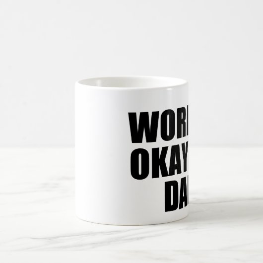 Das Okayest der Welt Vater Kaffeetasse (Mittel)