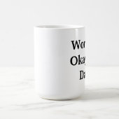 Das Okayest der Welt Vater-Tasse Kaffeetasse (Mittel)
