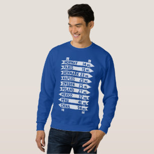 Das Ol Maine Wegweiser-Sweatshirt Sweatshirt