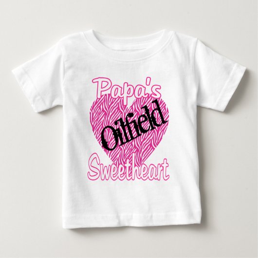 Das Ölfeld-Schatz des Papas Baby T-shirt (Vorderseite)