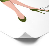 Das Olivenkleid Poster (Ecke)