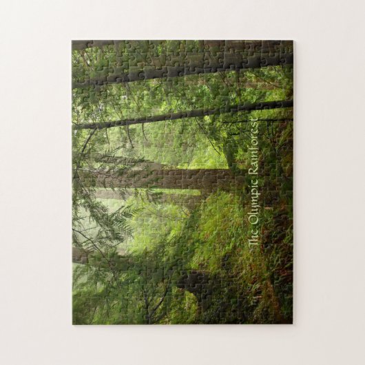 Das olympische Regenwald-Foto Puzzle (Vertikal)