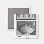 Das olympische Theater in Vicenza Magnet (Vorderseite/Rückseite)