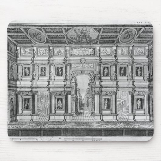 Das olympische Theater in Vicenza Mousepad (Vorne)